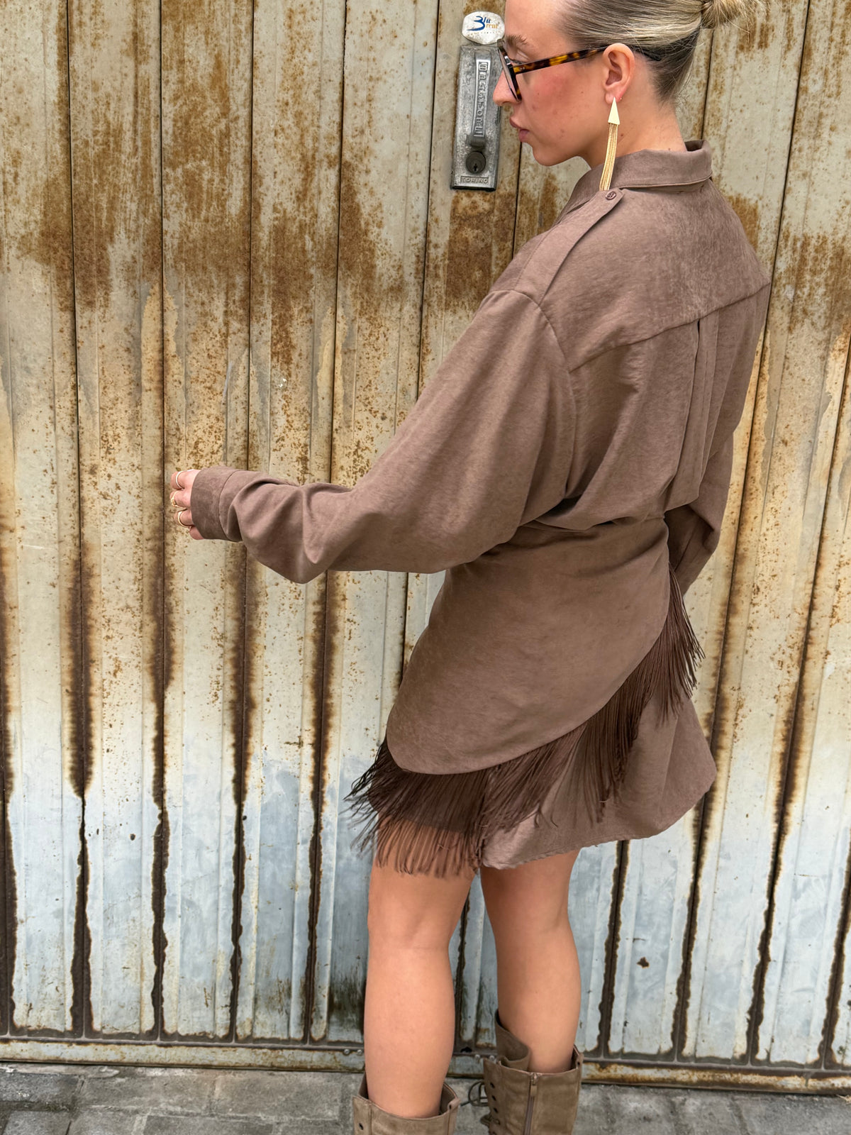 Abito Camicia | Tortora