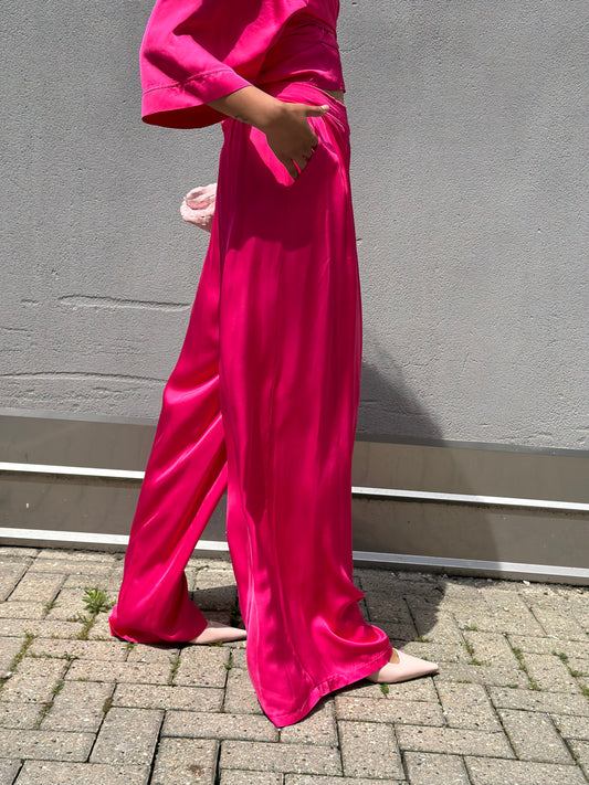 Pantalone Fluid Fucsia