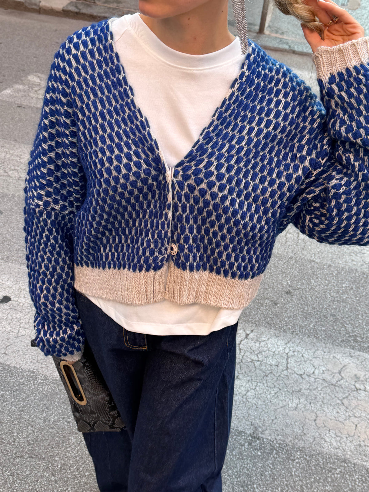 Cardigan Bubble | Bluette&Ecrù