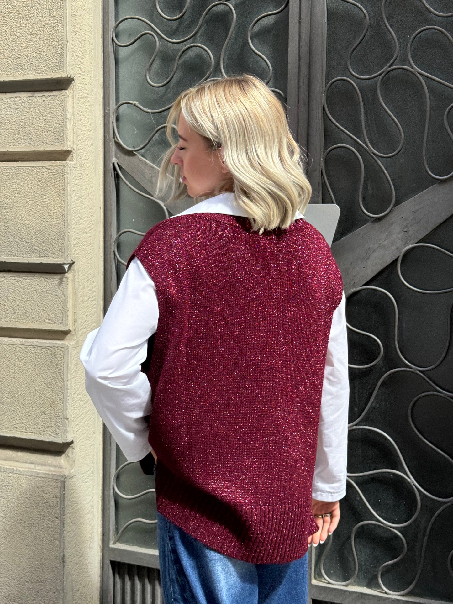 Gilet Lurex in più colori