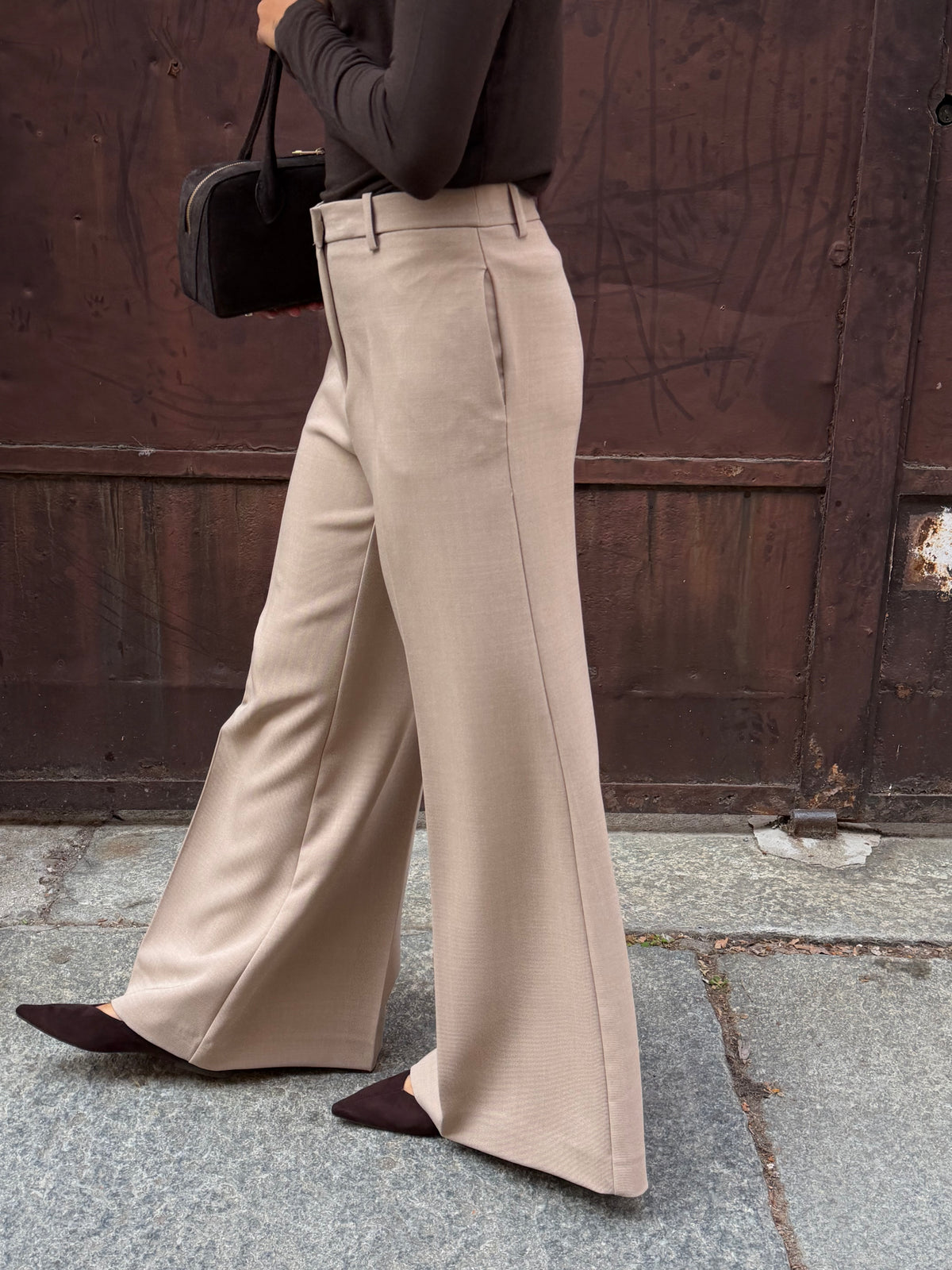 Pantalone Tortora Palazzo