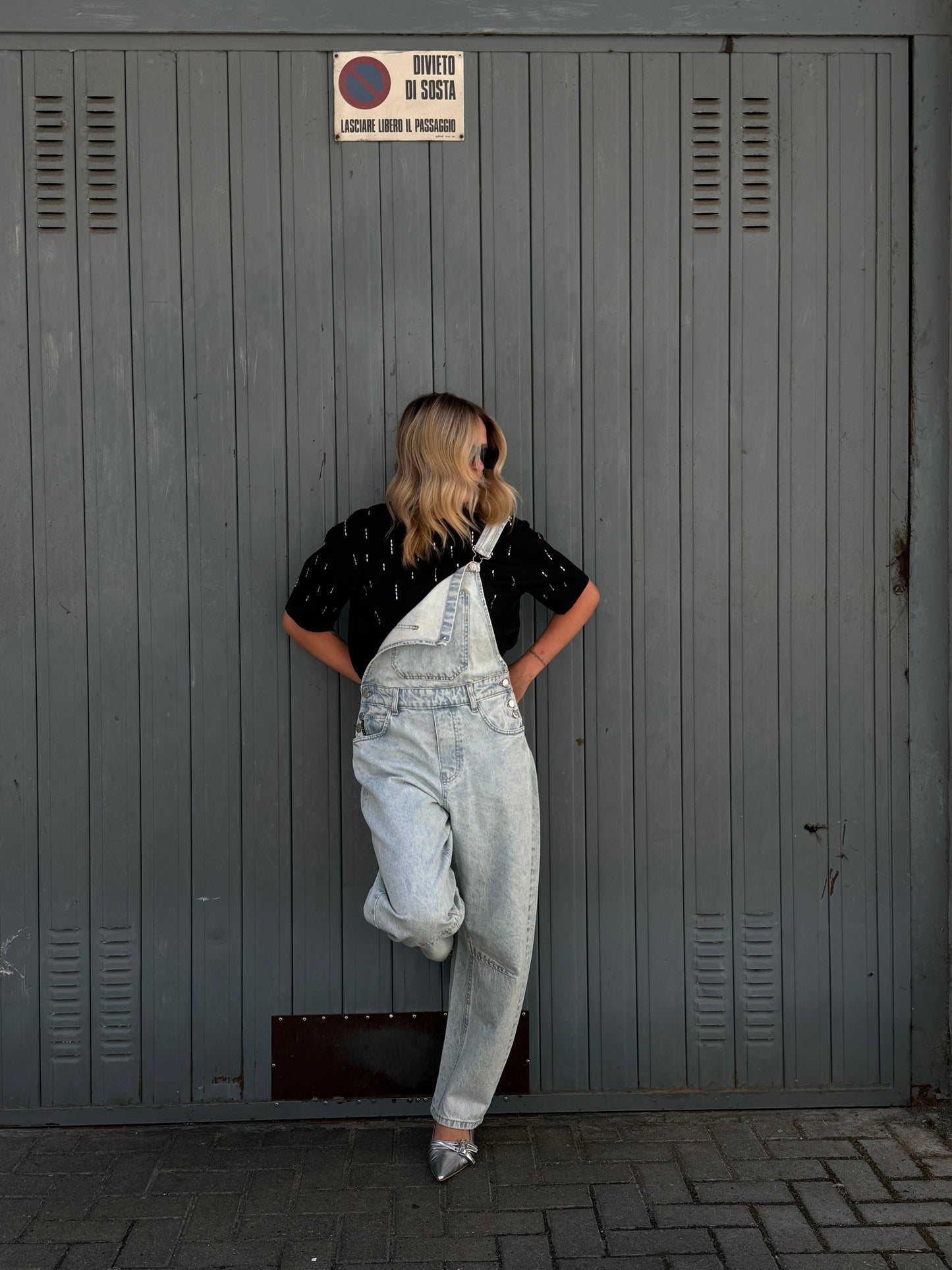 Salopette Denim Chiaro