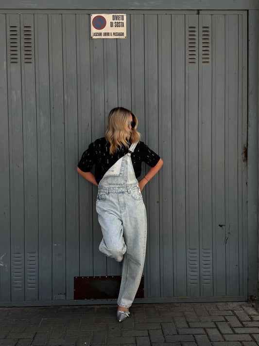 Salopette Denim Chiaro