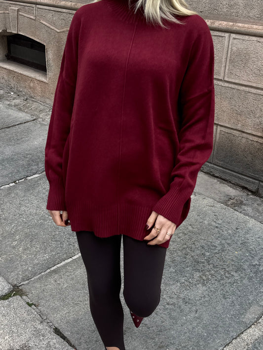 Maglia Oversize | Bordeaux