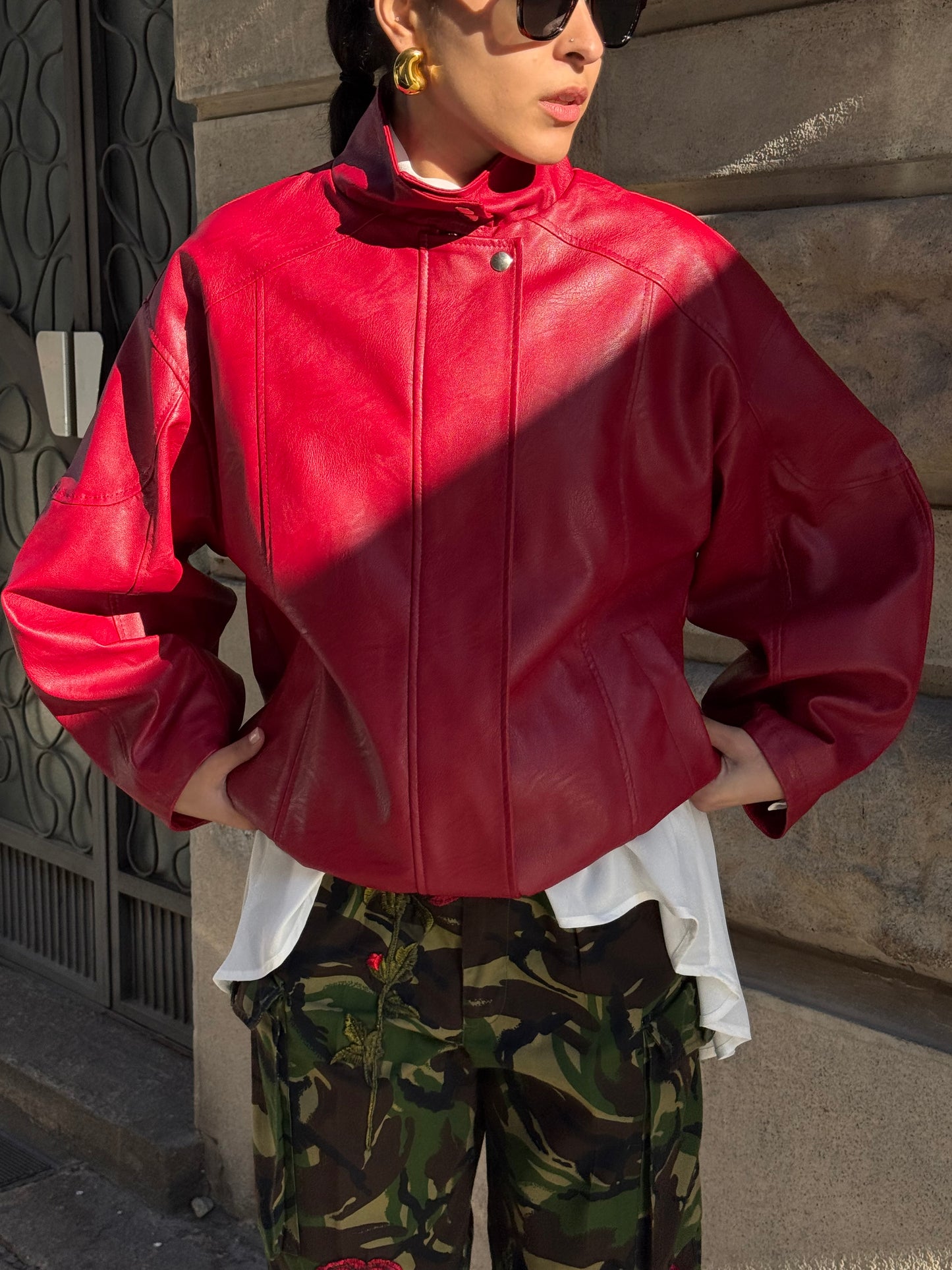 Giubbotto Bomber Kong | Rosso