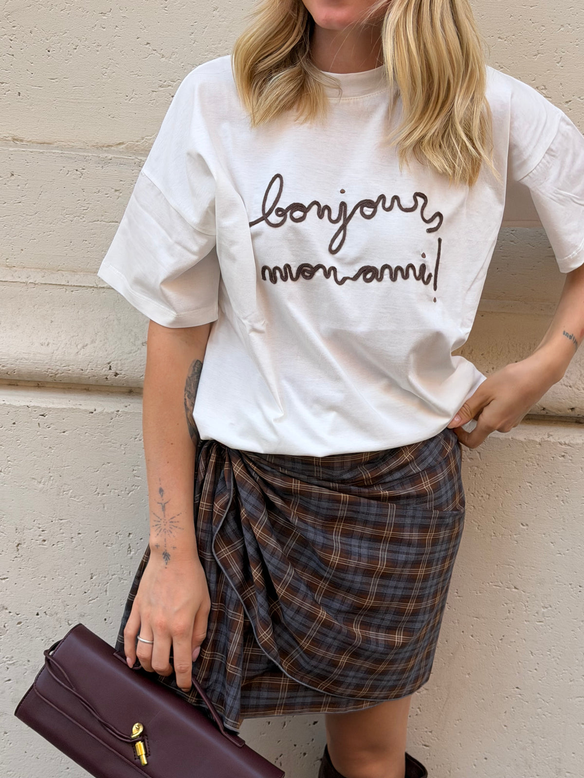 T-shirt Bonjour