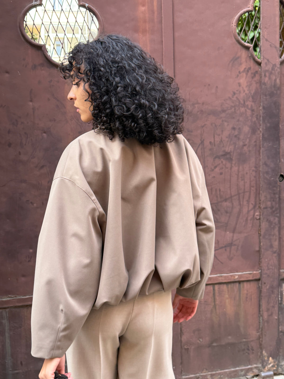 Bomber Taupe Tasconi