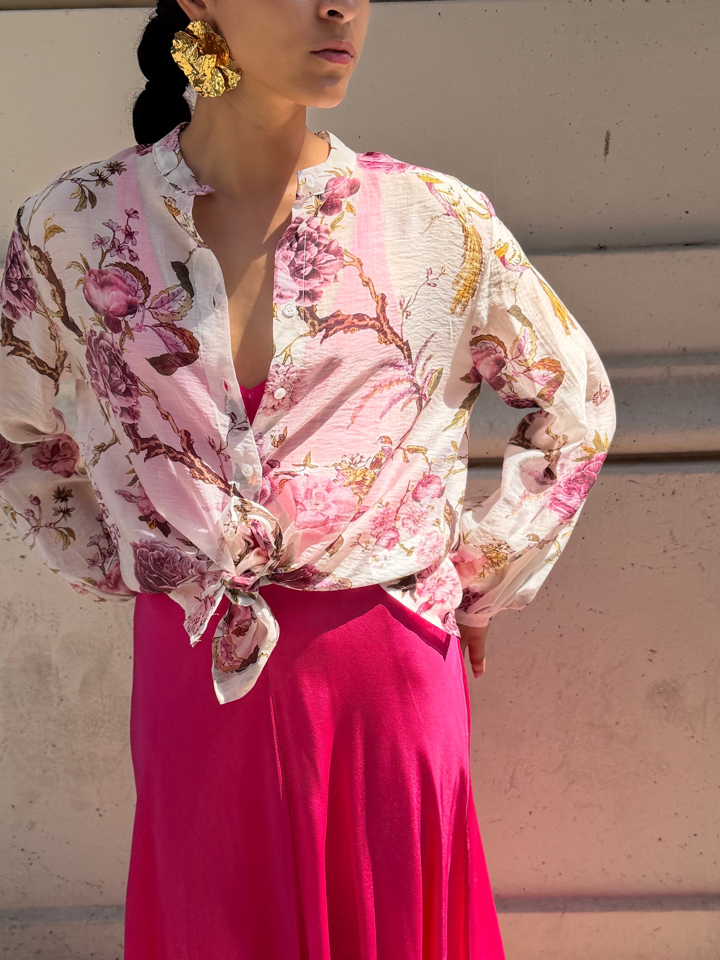 Camicia Peonie