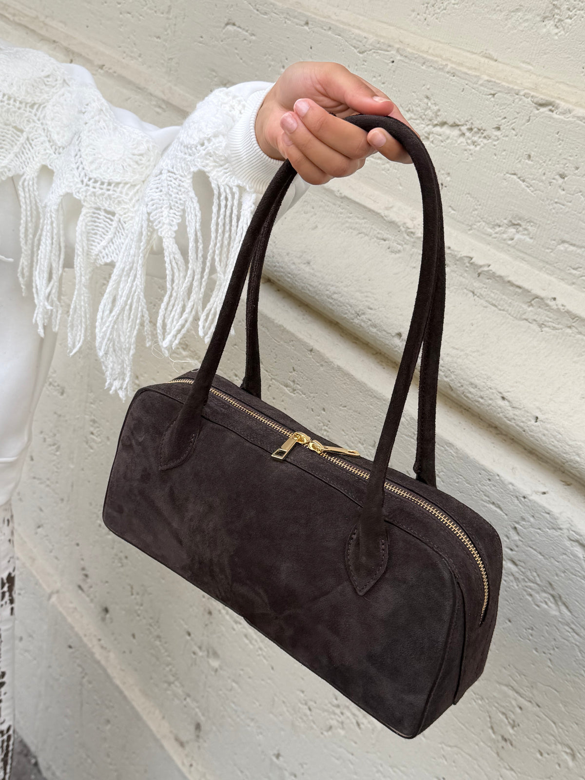 Borsa Suede Alicia | Moro