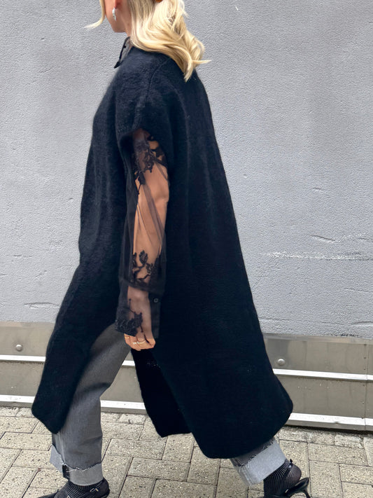 Gilet Necktie | Nero