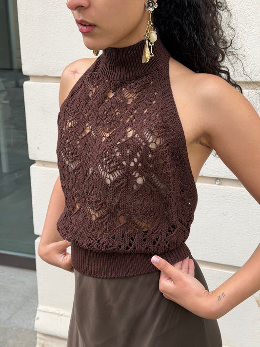 Top Crochet Cacao
