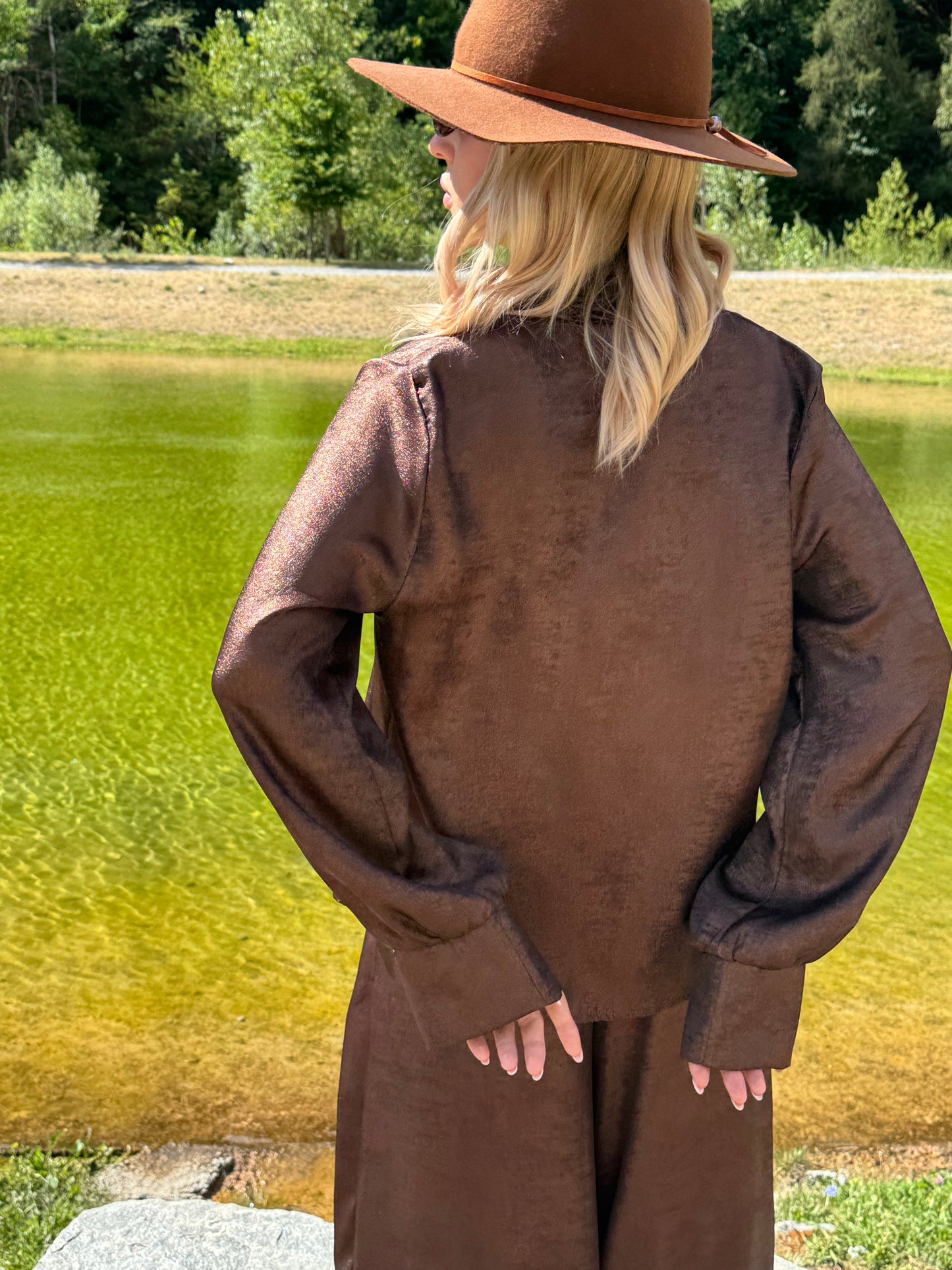 Blusa Luce Bronzo