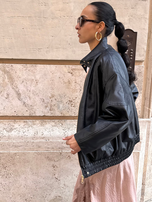 Giubbotto Kong Bomber| Nero