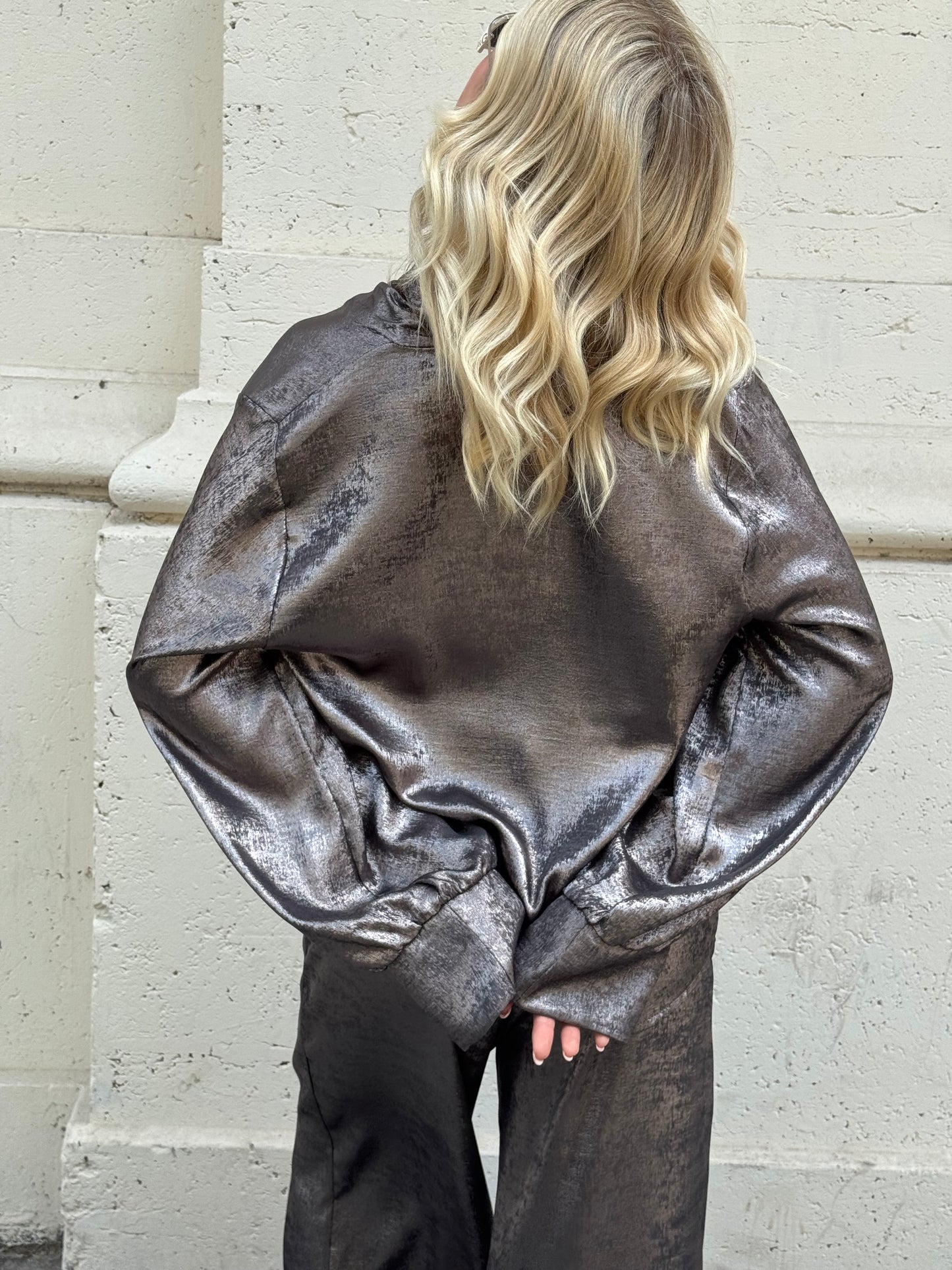 Blusa Luce Argento