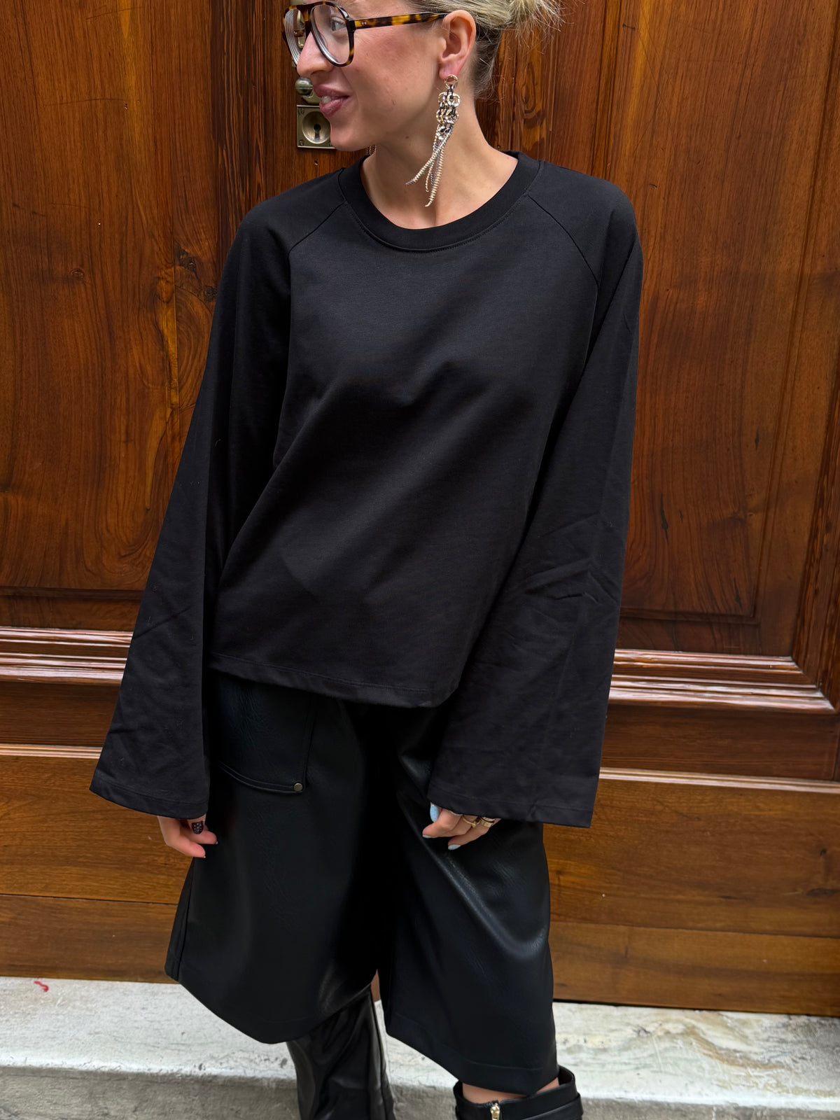 T-shirt Lea | Nero