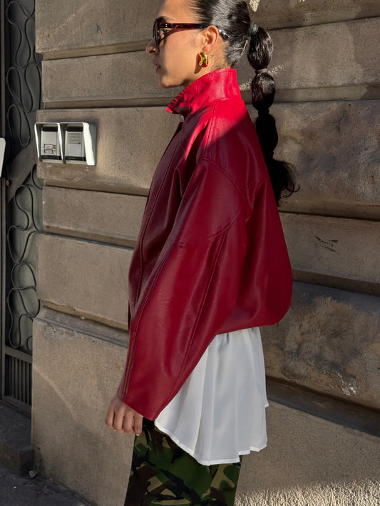 Giubbotto Bomber Kong | Rosso