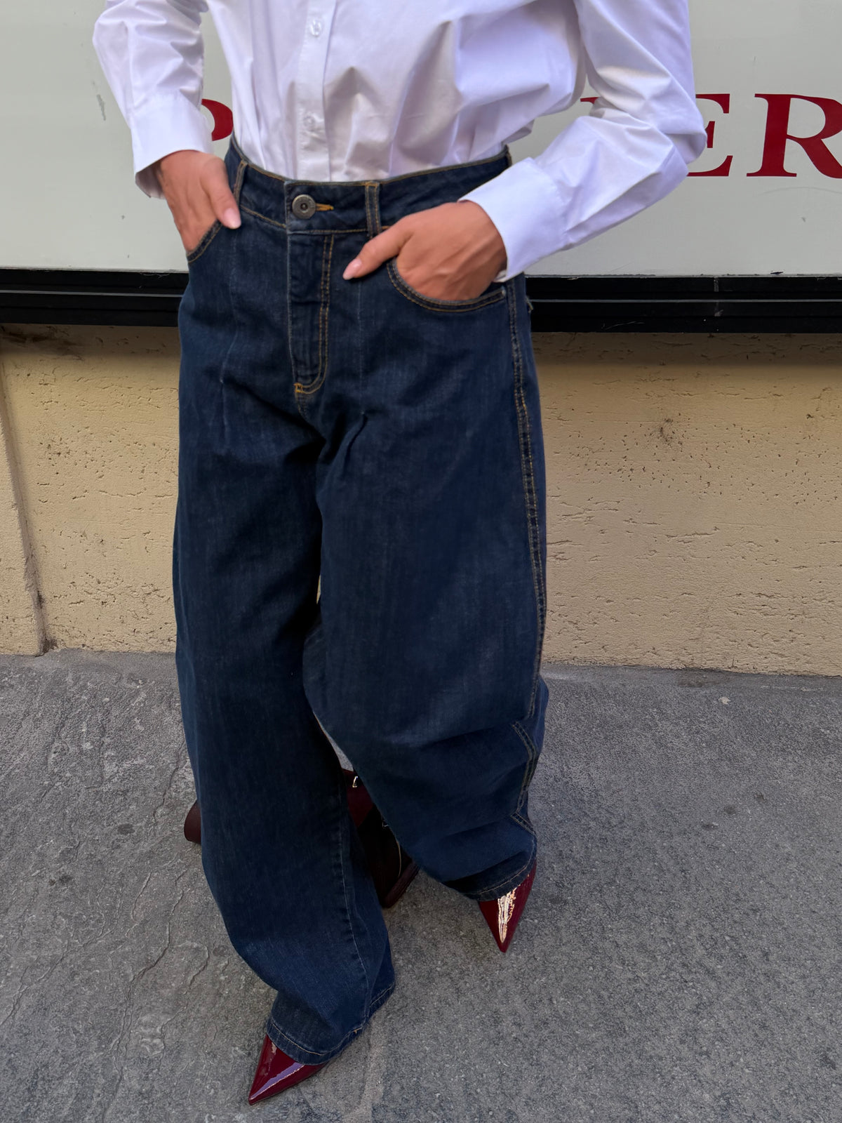 Jeans Baloon Pinces