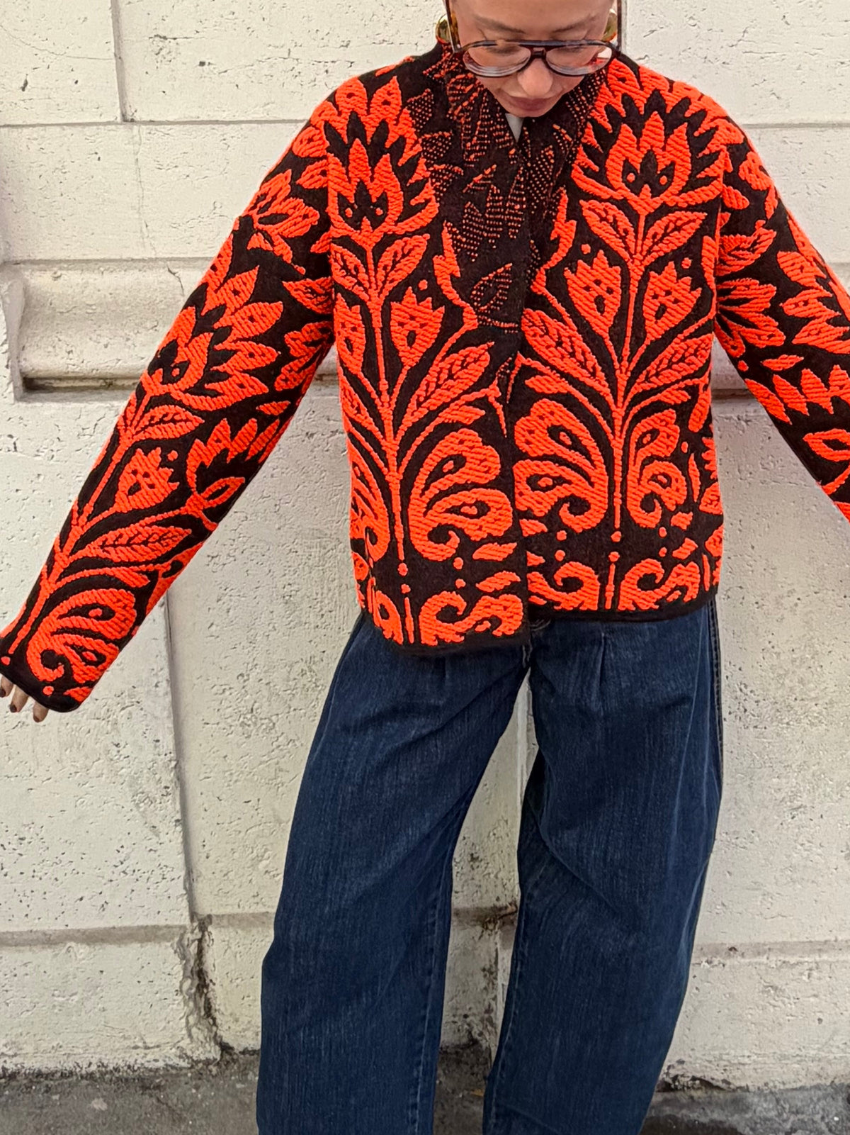 Cardigan Flor | Moro&Arancio