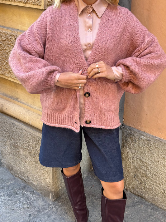 Cardigan Lora | Rosa