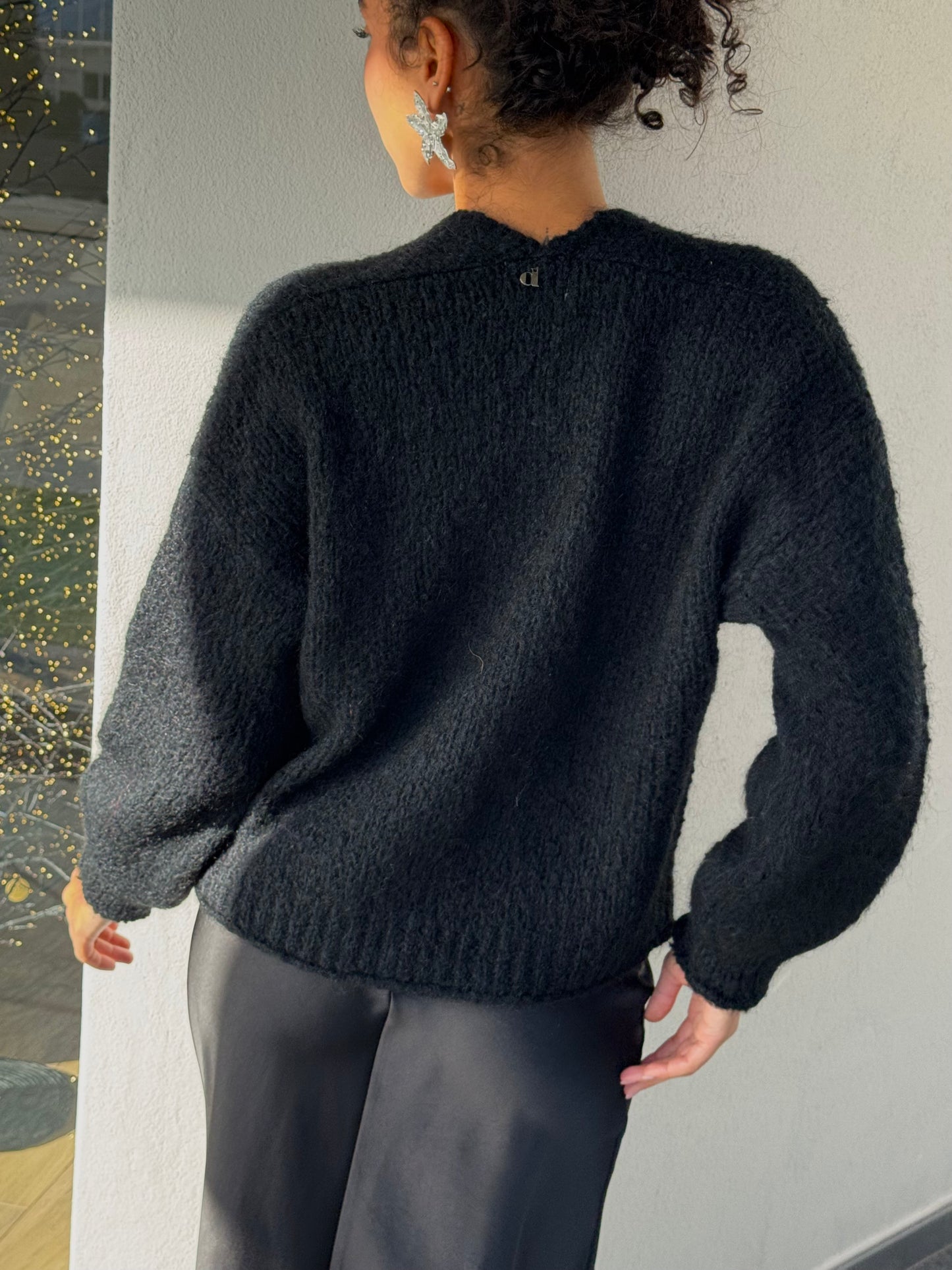 Cardigan Scatola | Nero