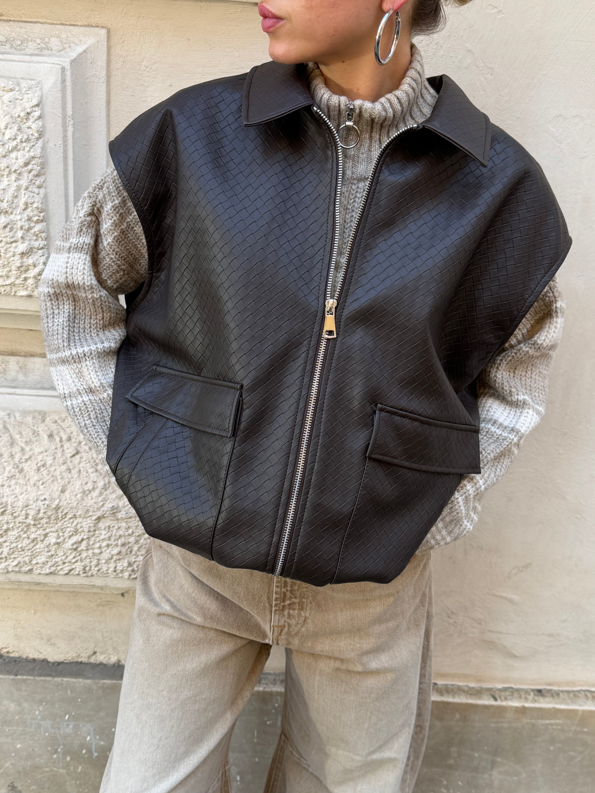 Gilet Moro Intreccio