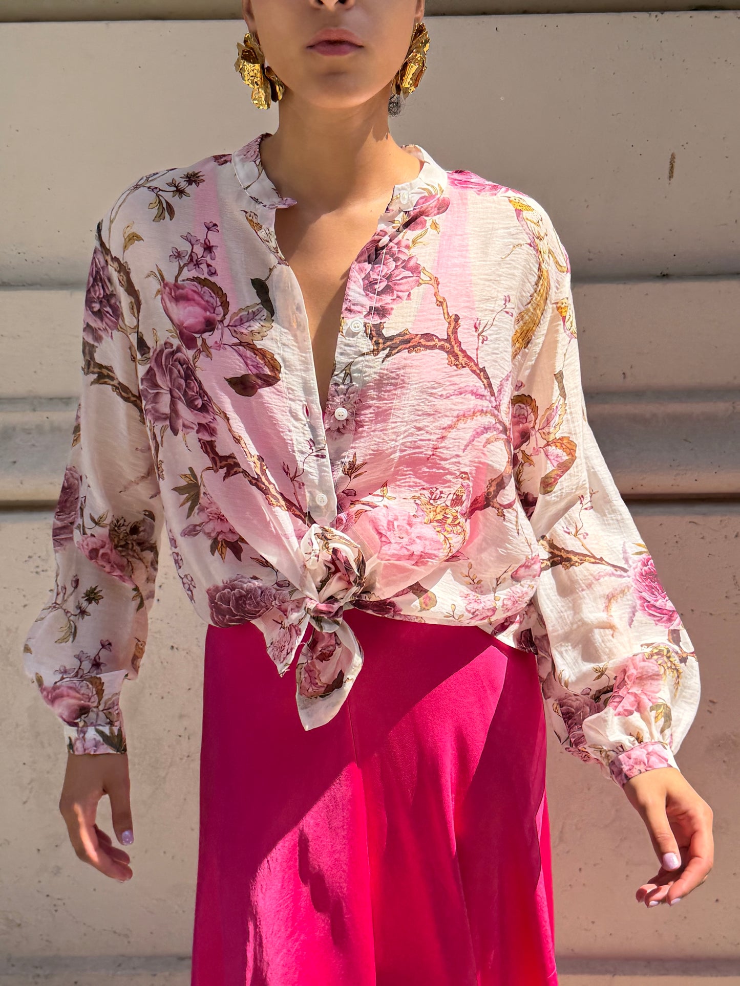 Camicia Peonie