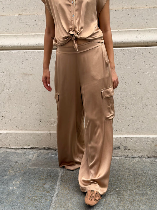 Pantalone Satin Deserto