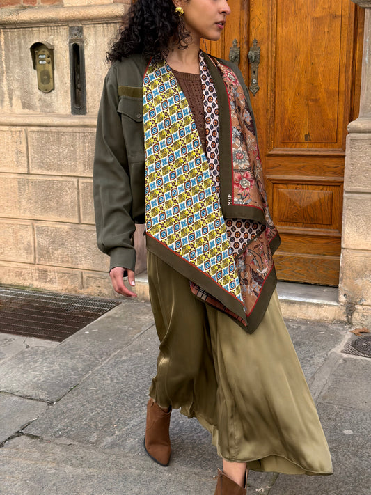 Giacca Katrine con foulard