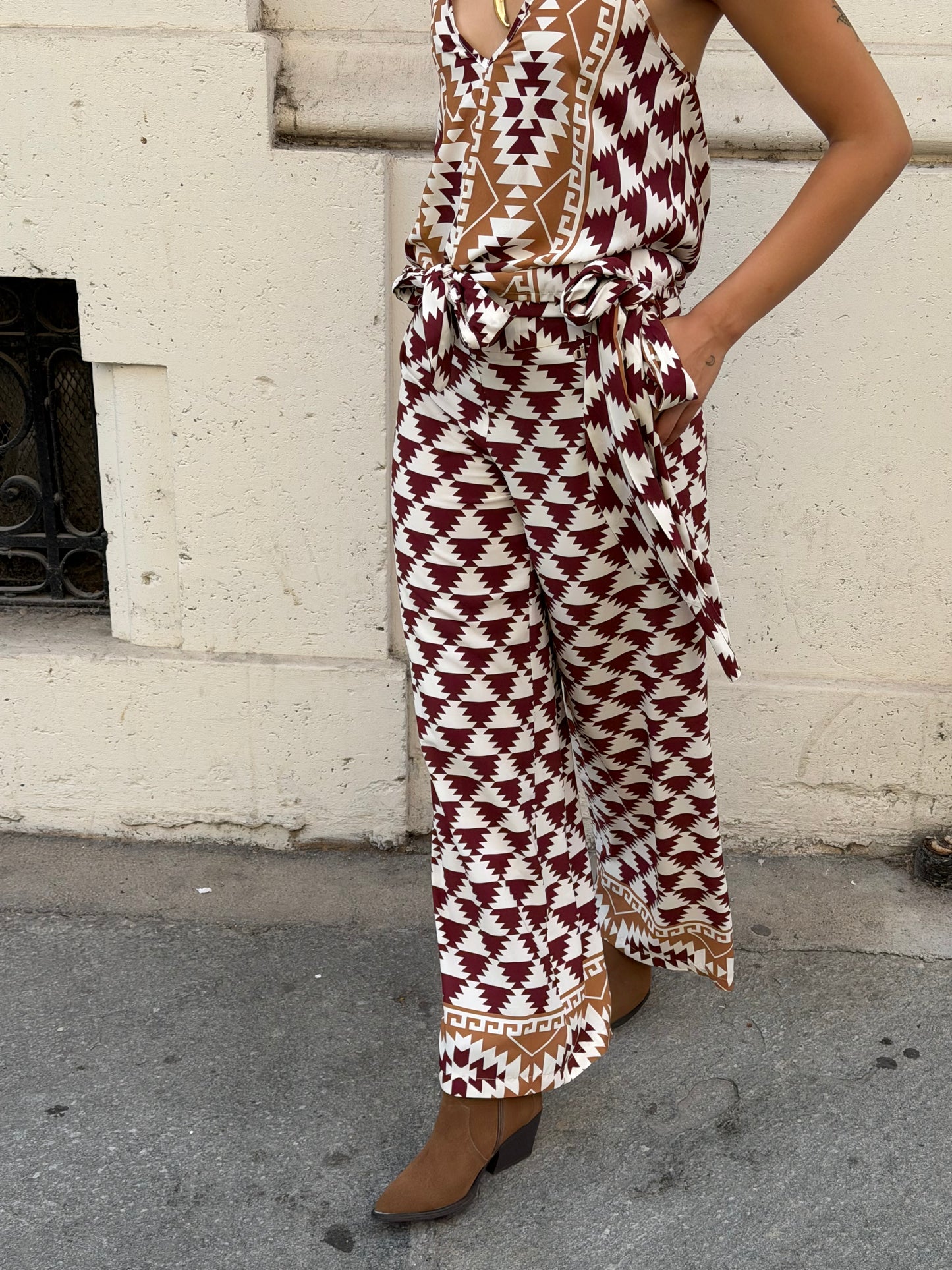 Pantalone Geometrico India