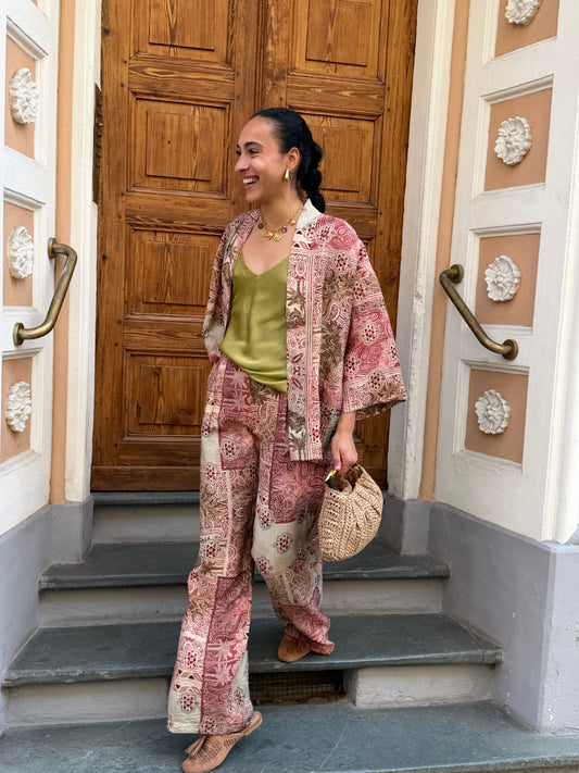 Completo Indie | Kimono+Pantalone