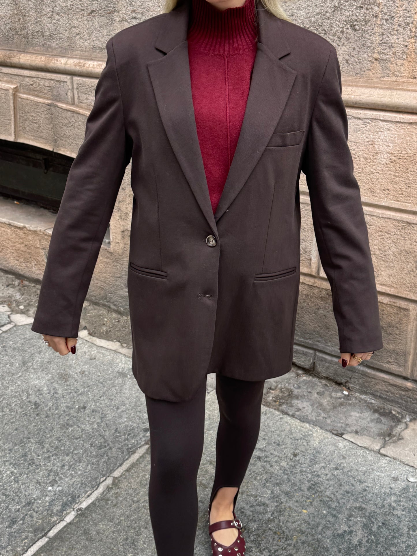 Giacca Oversize Cioccolato