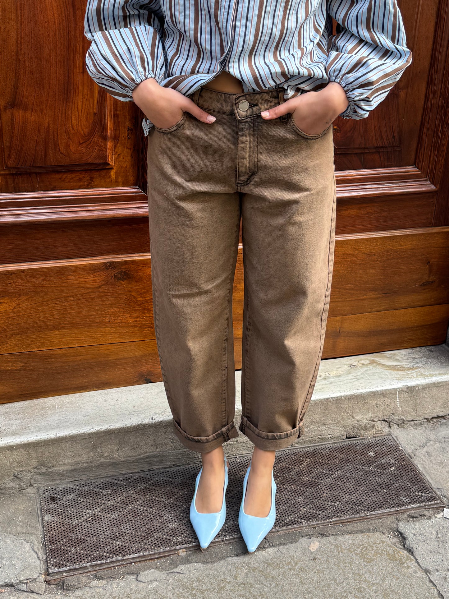 Jeans Barrel | Caffè