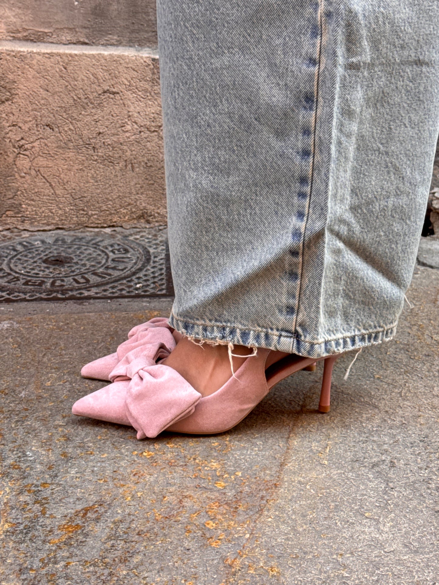 Slingback Fiocco | Rosa