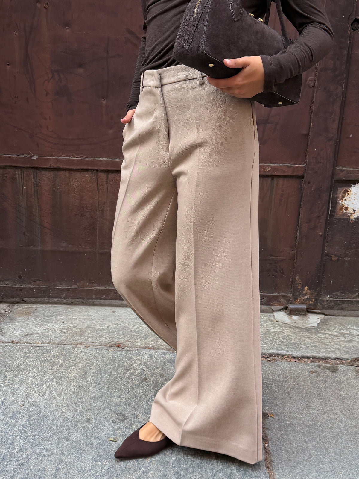 Pantalone Tortora Palazzo