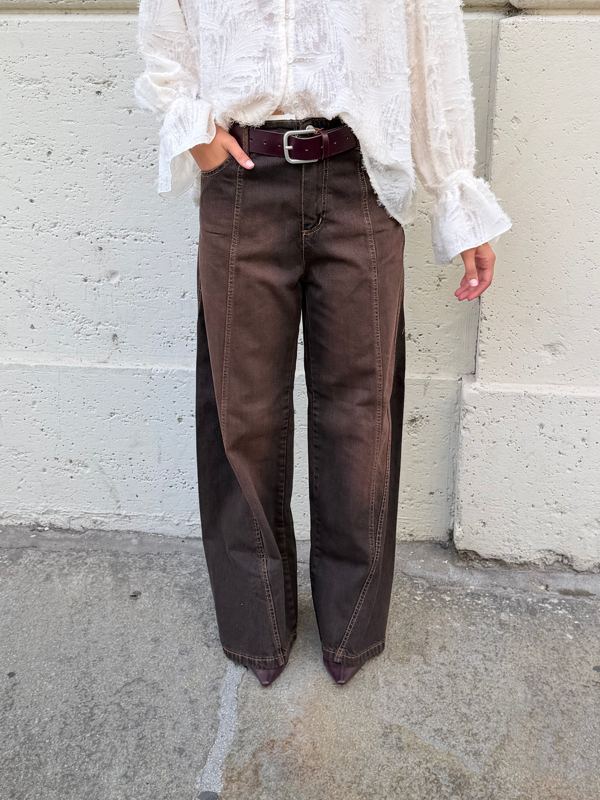 Jeans Old Brown