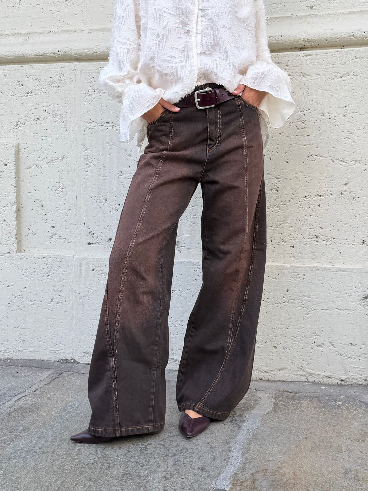 Jeans Old Brown