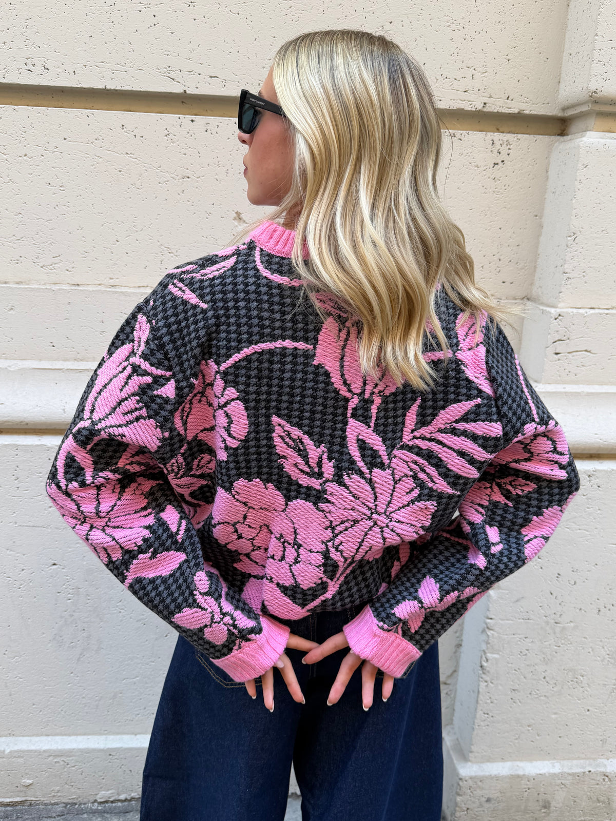 Cardigan Zip Pink