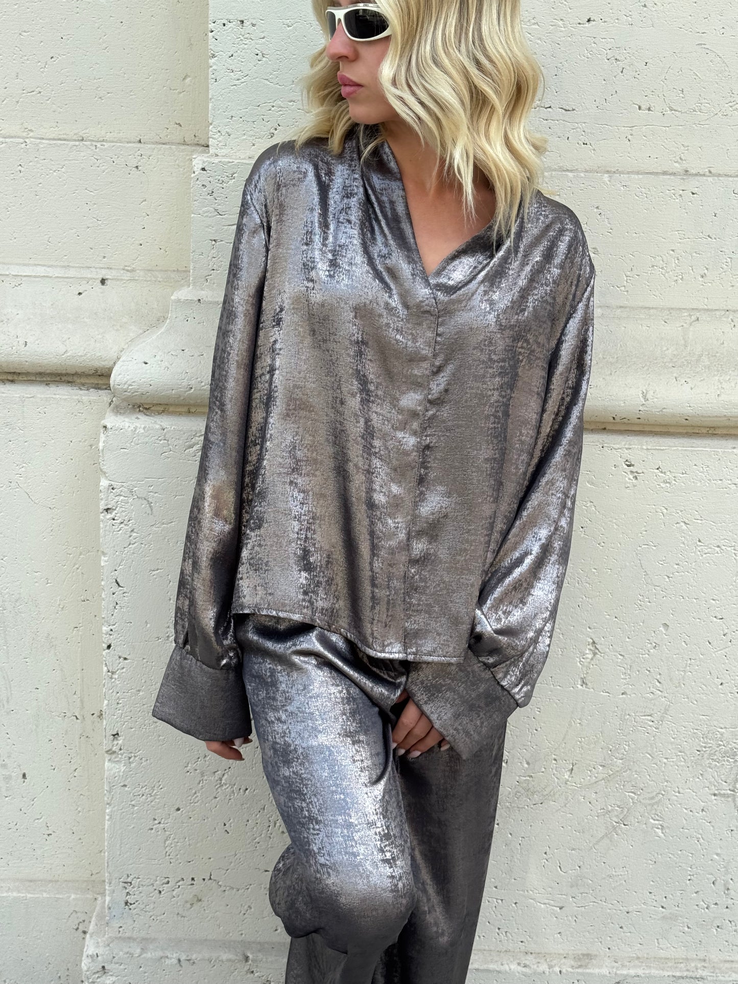 Blusa Luce Argento