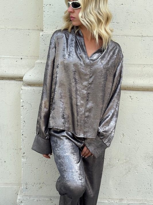 Blusa Luce Argento