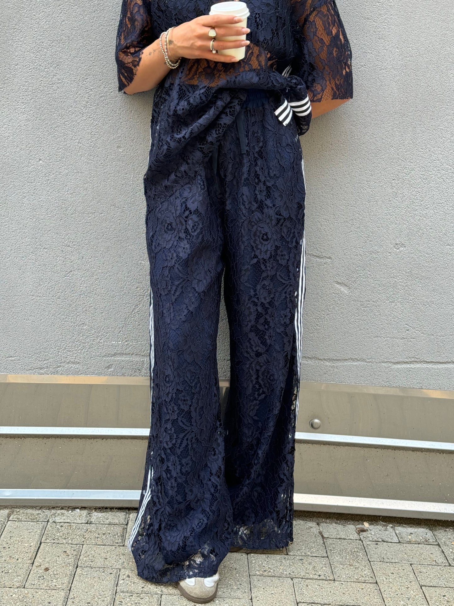 Pantalone Space in pizzo