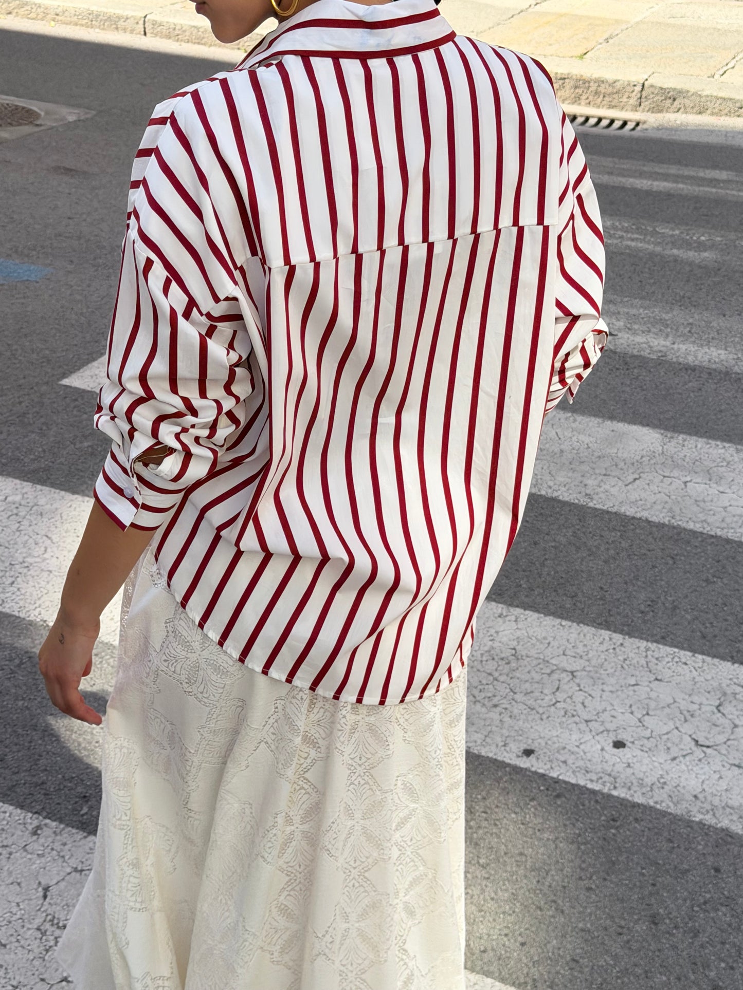 Camicione Righe Rosse