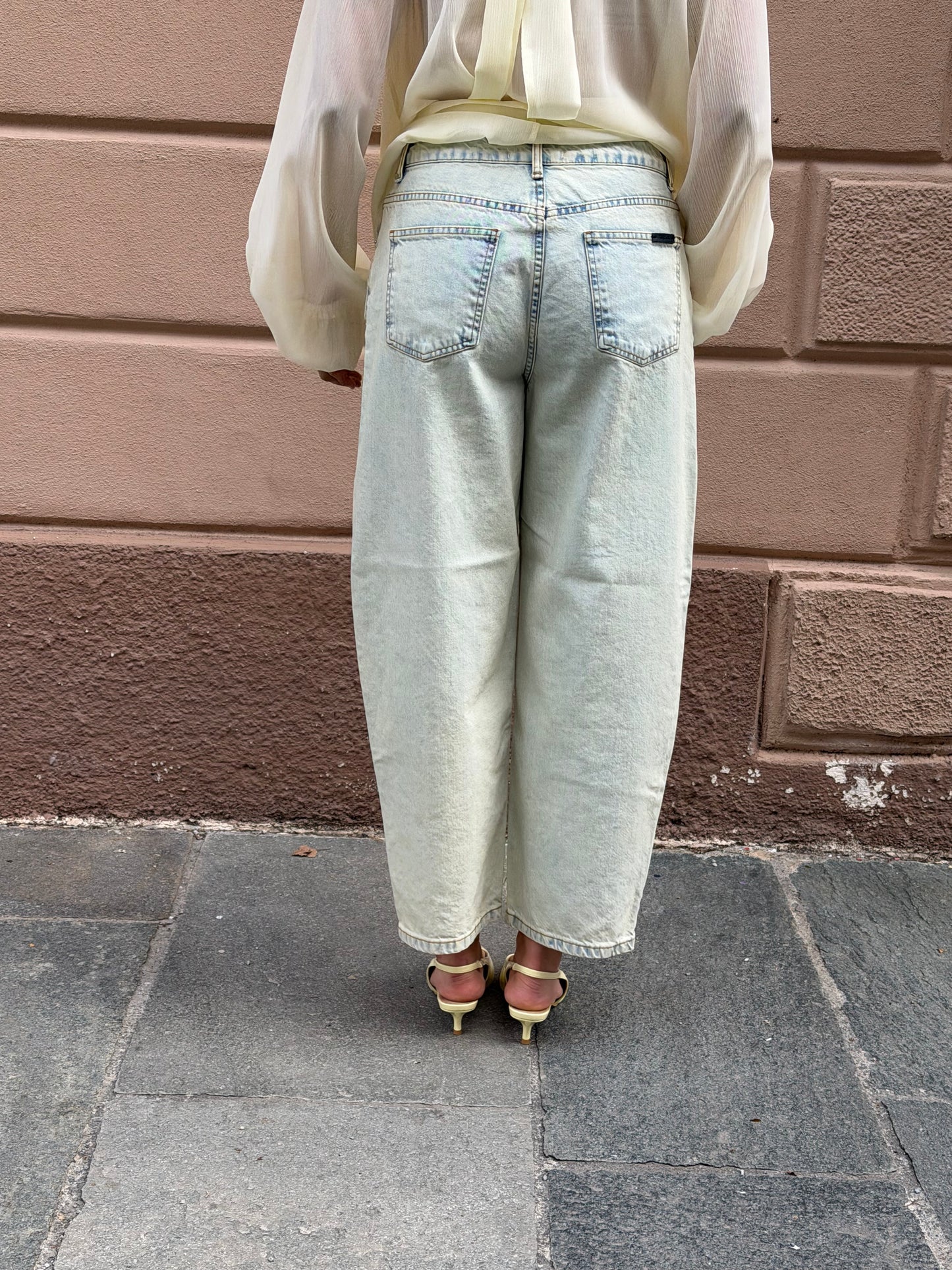 Jeans Carrot Vaniglia