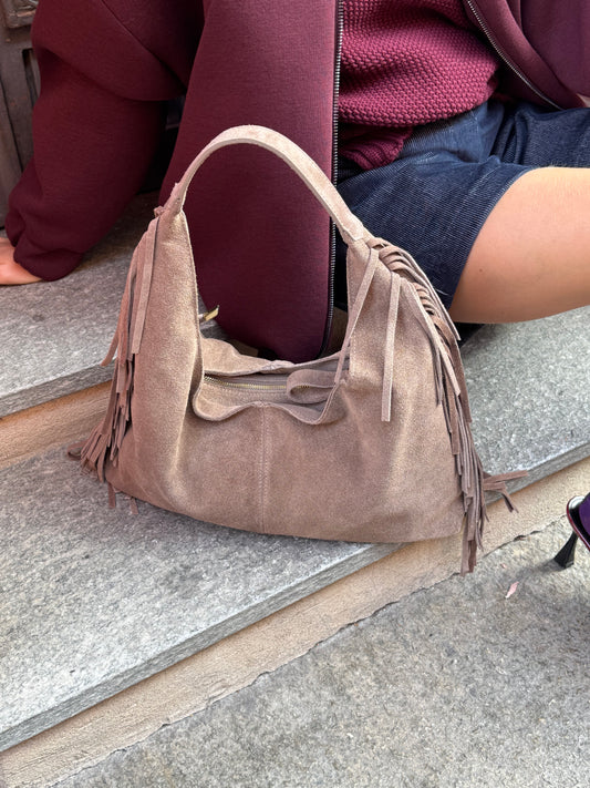Borsa Suede Taupe