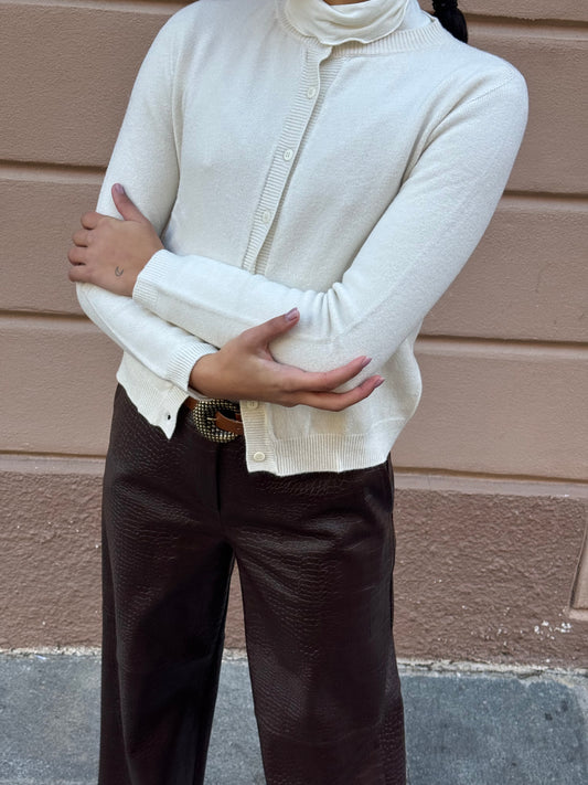 Cardigan Basic | Panna