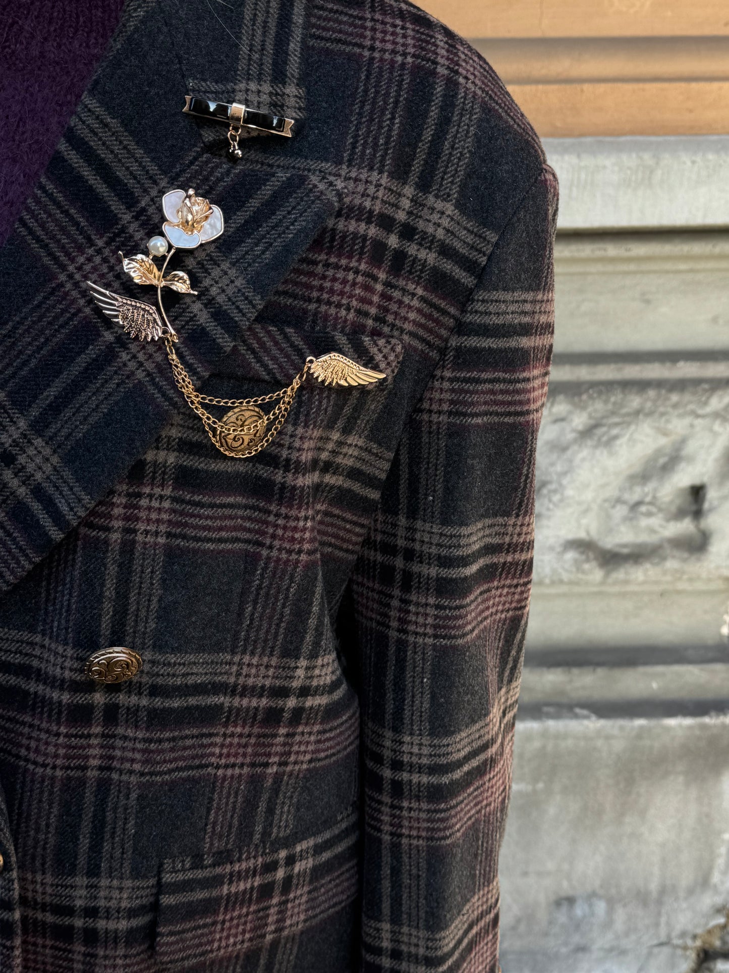 Giacca Check Wings