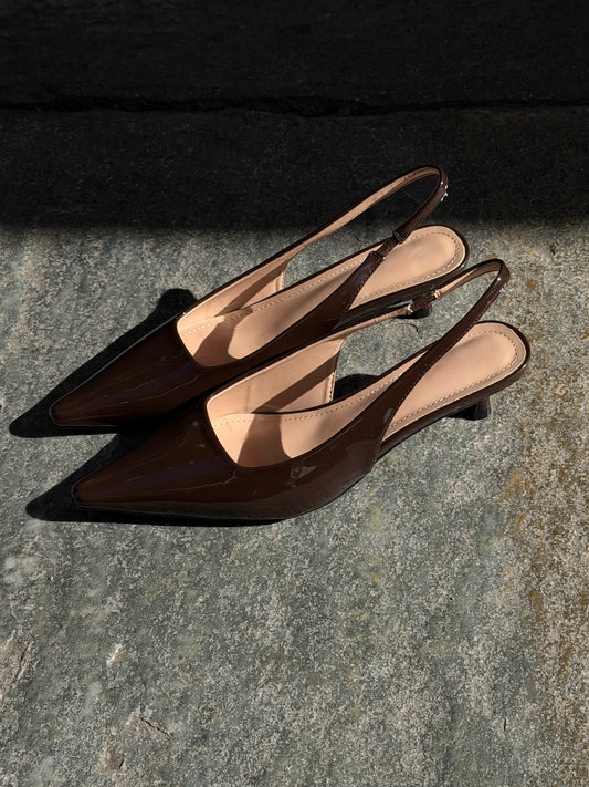 Slingback Choco