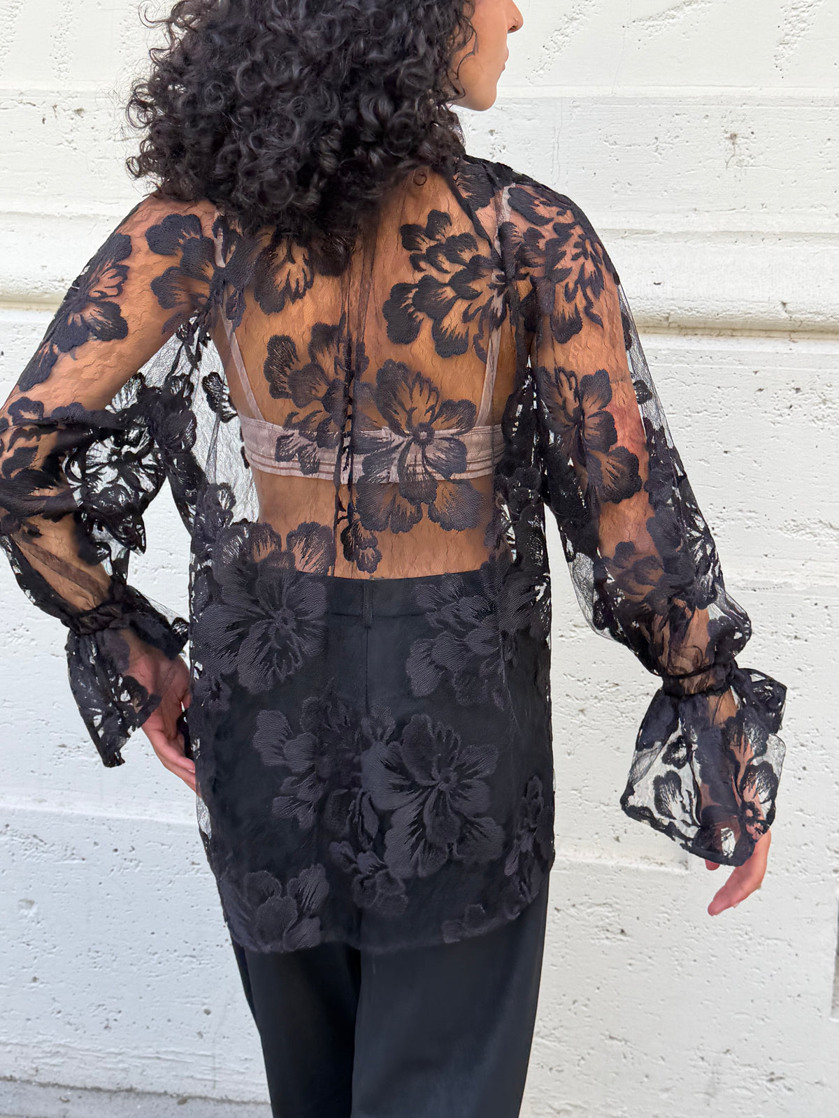 Camicia Pizzo Noir