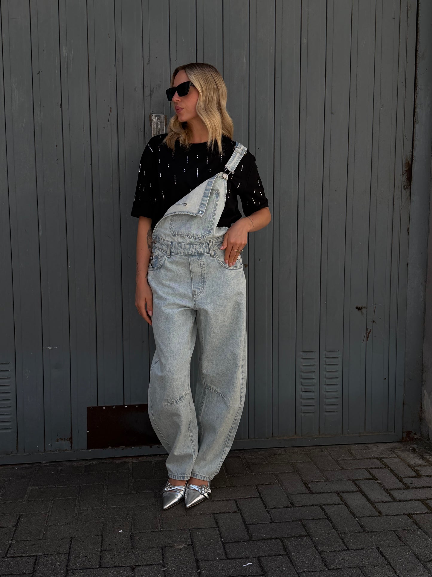 Salopette Denim Chiaro
