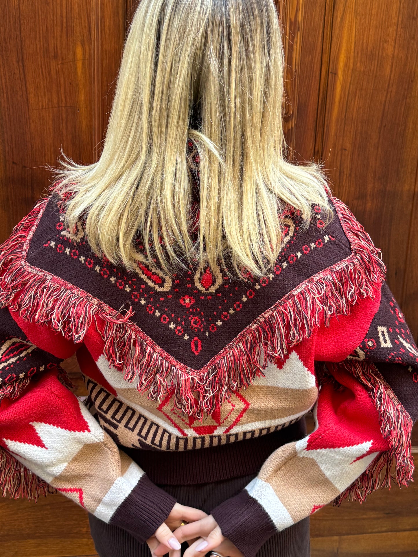 Cardigan Dalila | Camel&Rosso