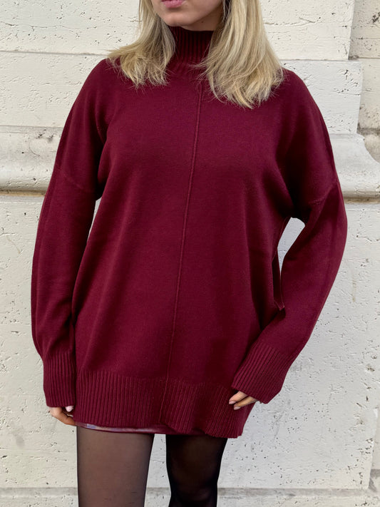 Maglia Over Bordeaux